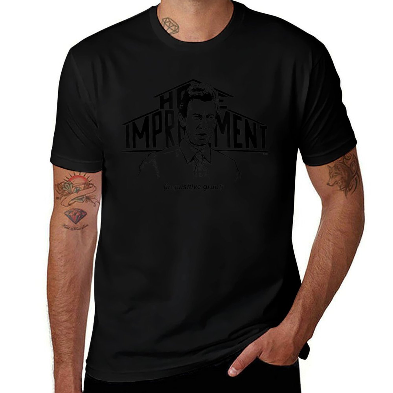 Home Improvement Grunt - Home Improvement Inquisitive Grunt T-Shirt Work