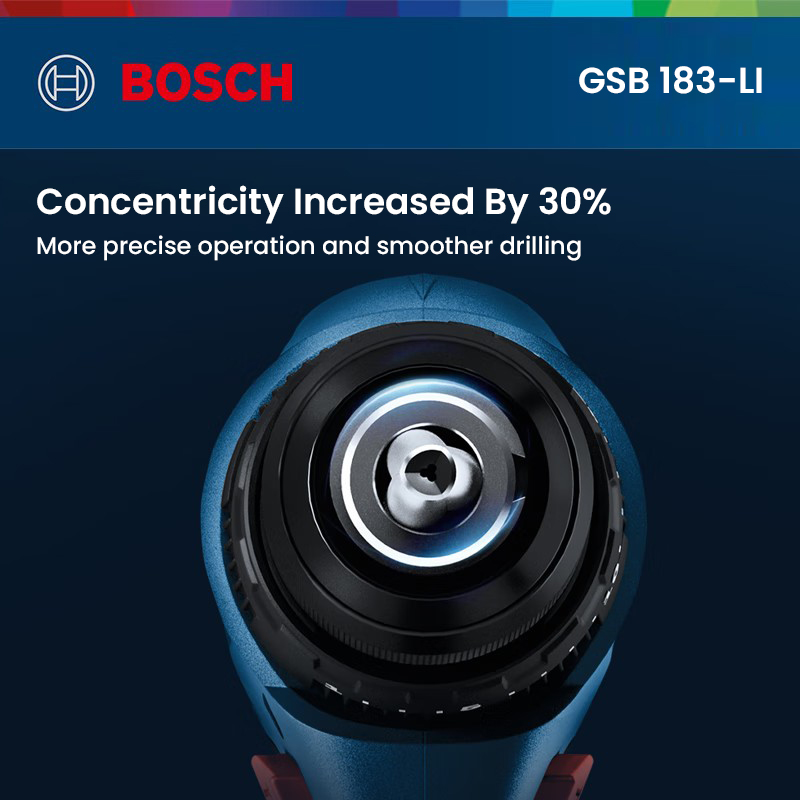 Power Drill Cordless - Bosch GSB 183-LI Electric Drill Screwdriver