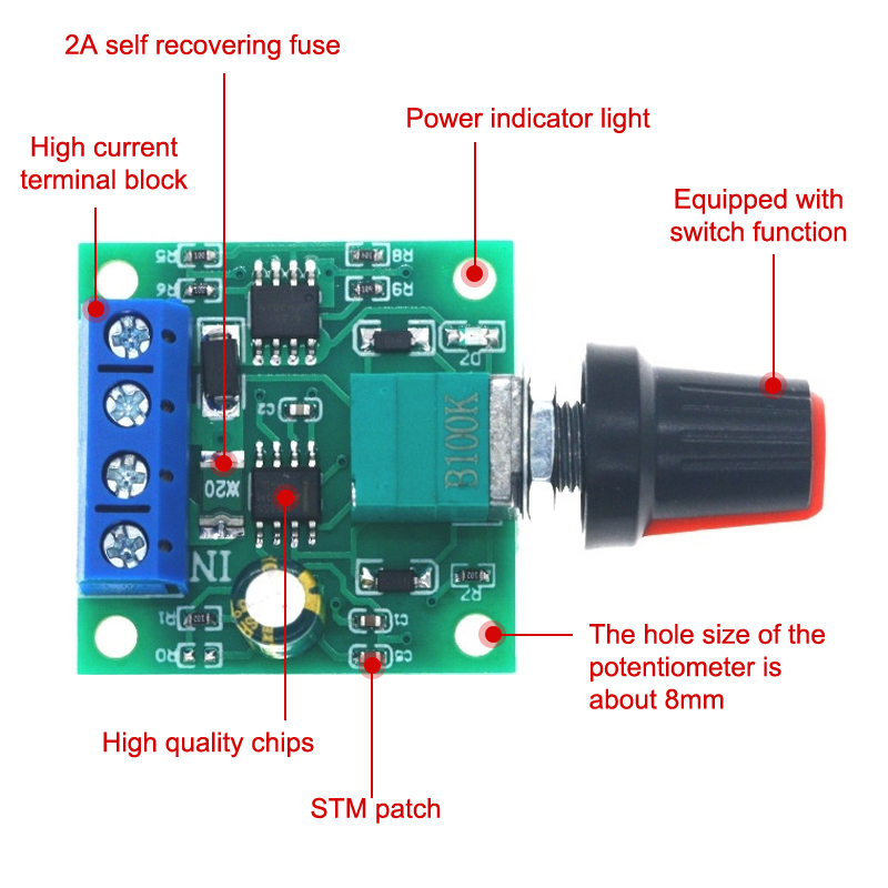 1Pcs Adjustable Speed DC Motor - Home Improvement In ulasan dan harga