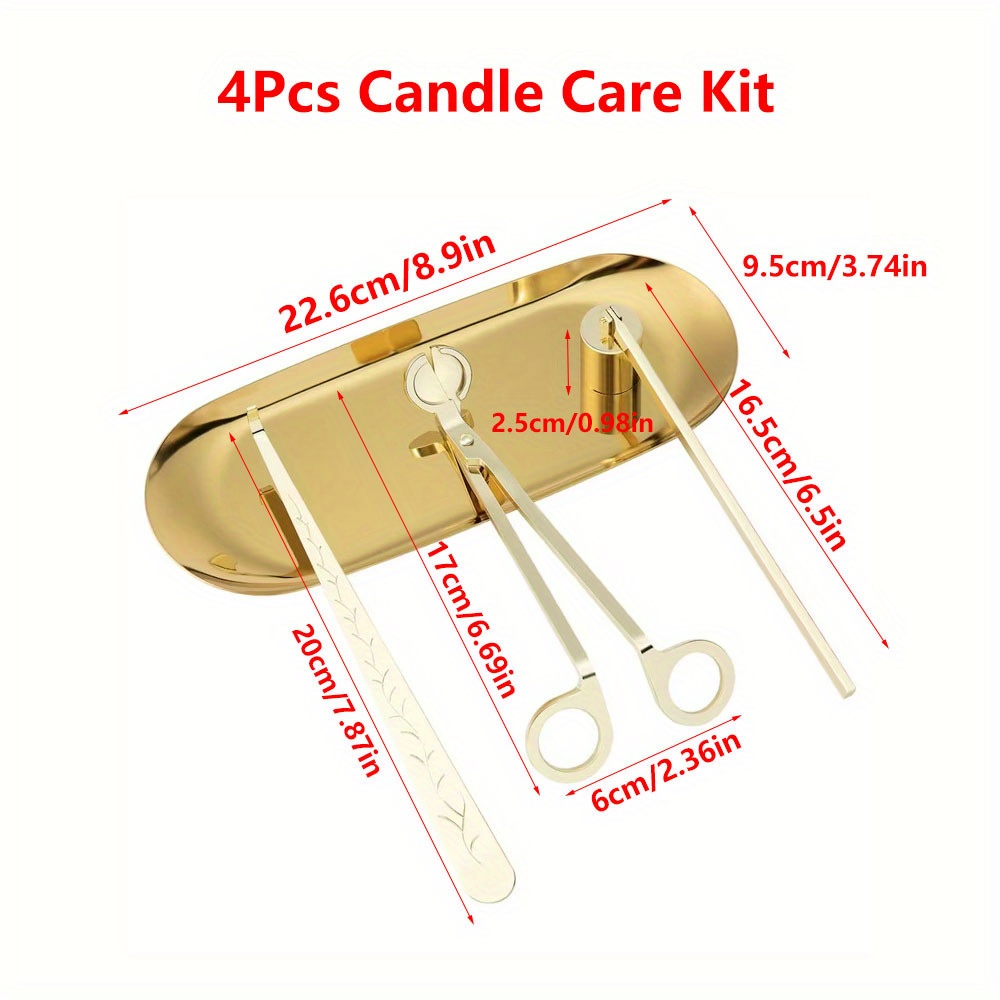 4pcs/set Luxury Candle Care Ki - Home Improvement Tim ulasan dan harga