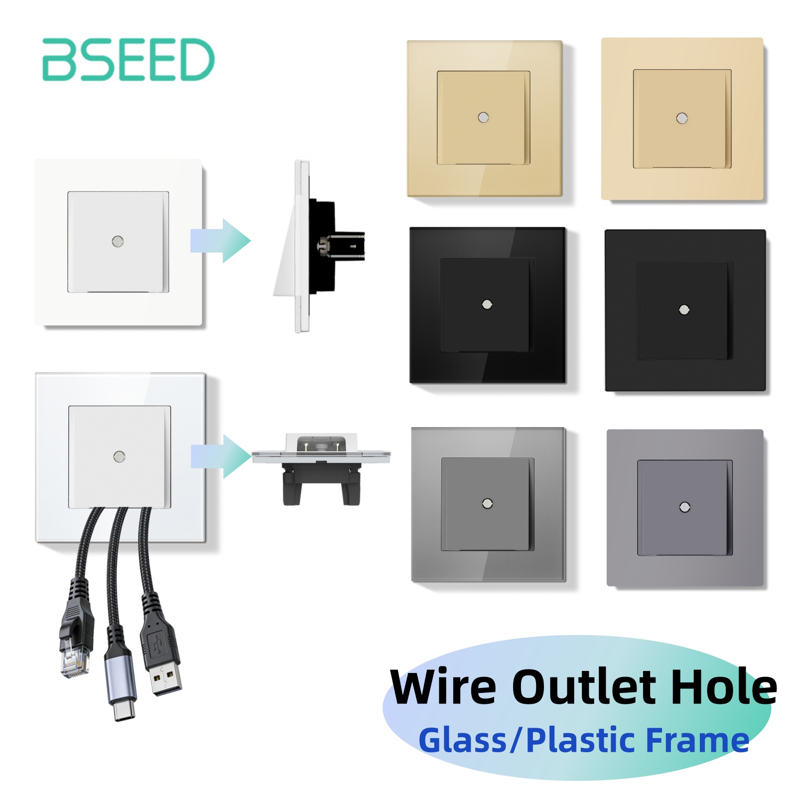 Bseed E Seires Wall Wire Outle - Home Improvement Warehouse ulasan dan harga