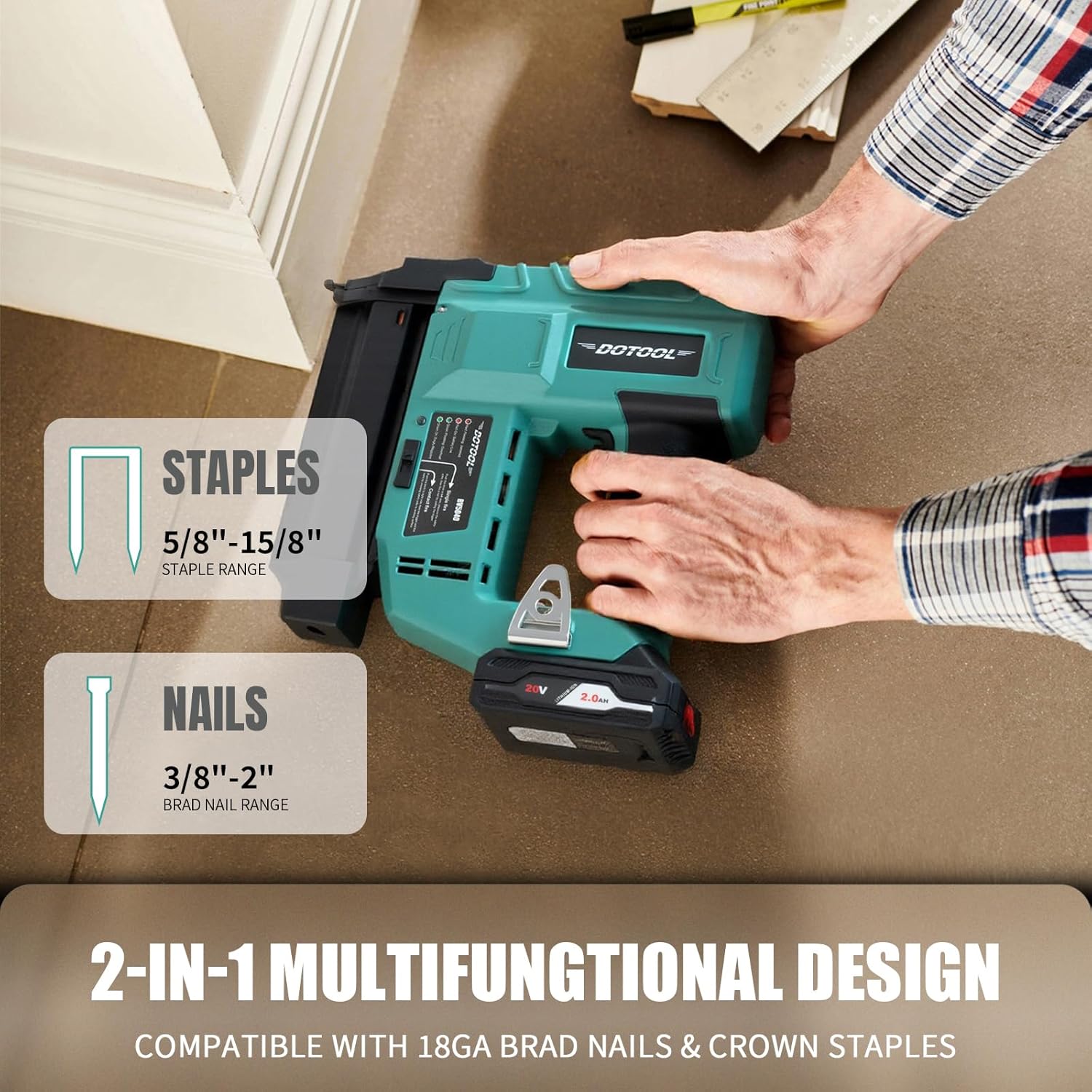 Battery-Powered Cordless Nail  - Home Improvement Brad ulasan dan harga