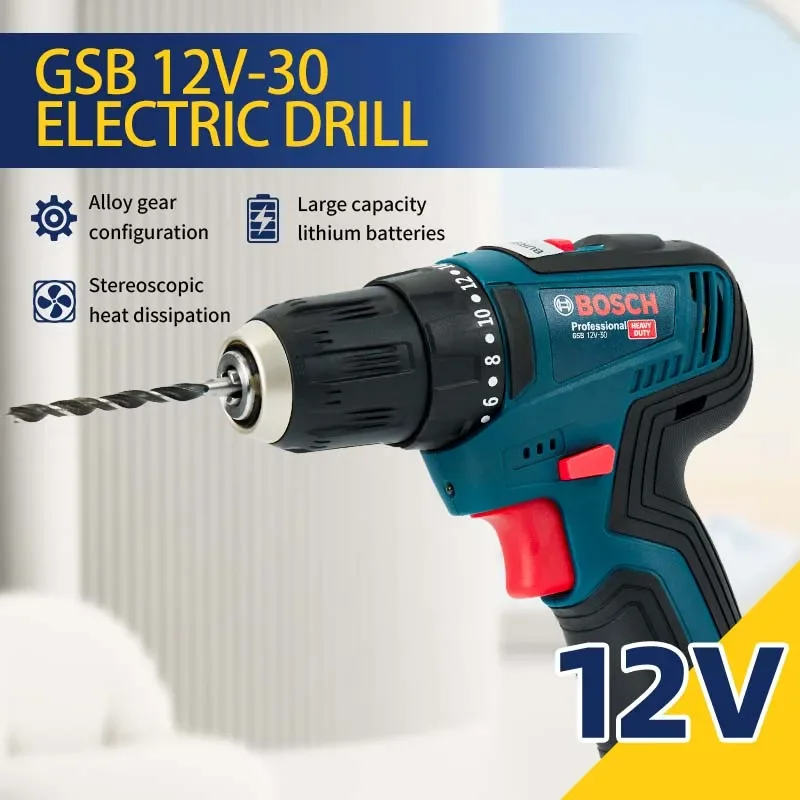 Bosch-GSB 12V-30 Professional  - Power Drill Cordless ulasan dan harga