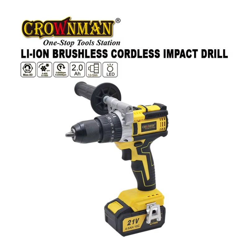 Power Brushless Motor 80N.m 13 - Power Drill Cordless ulasan dan harga