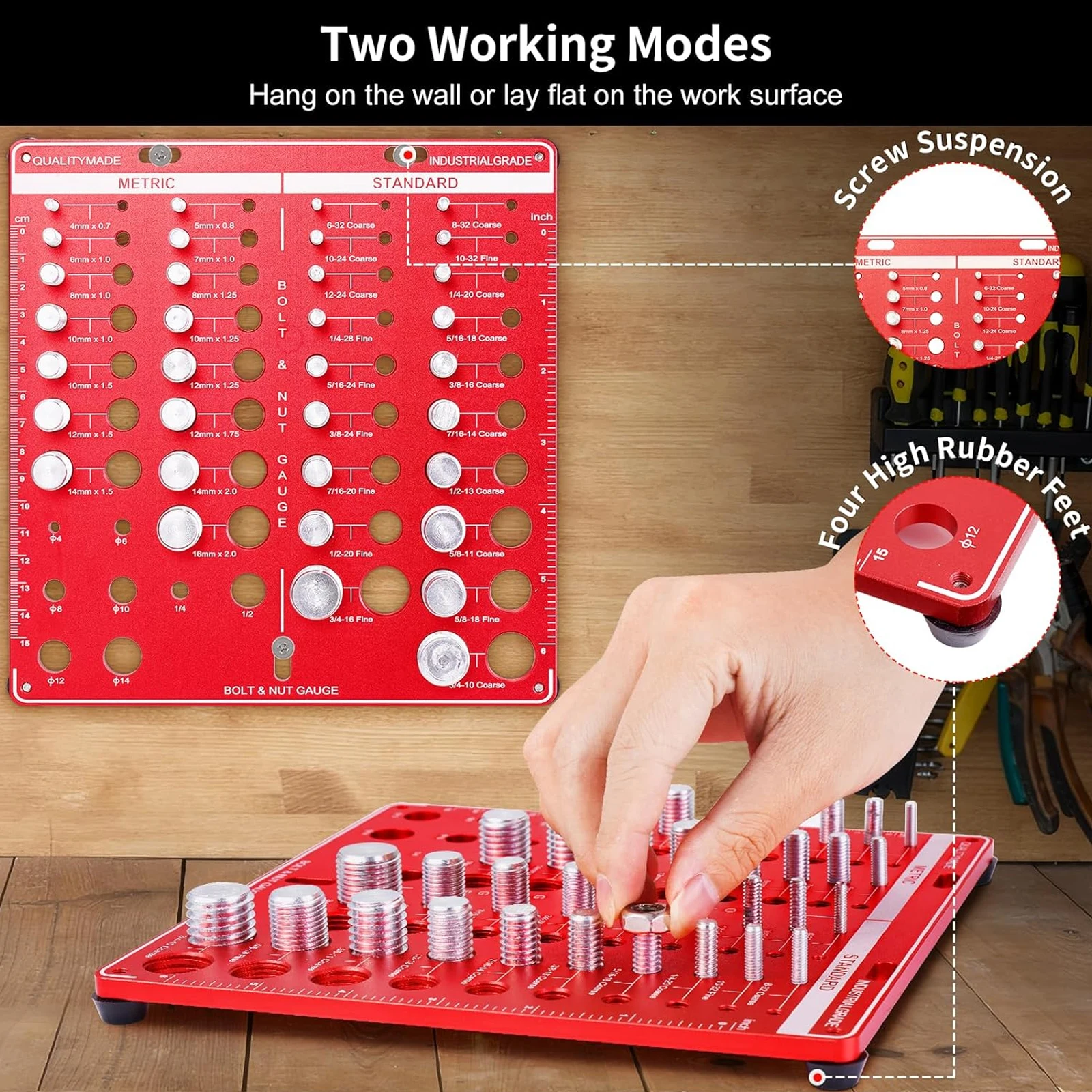 Nut and Bolt Thread Gauge Set  - Home Improvement Warehouse ulasan dan harga