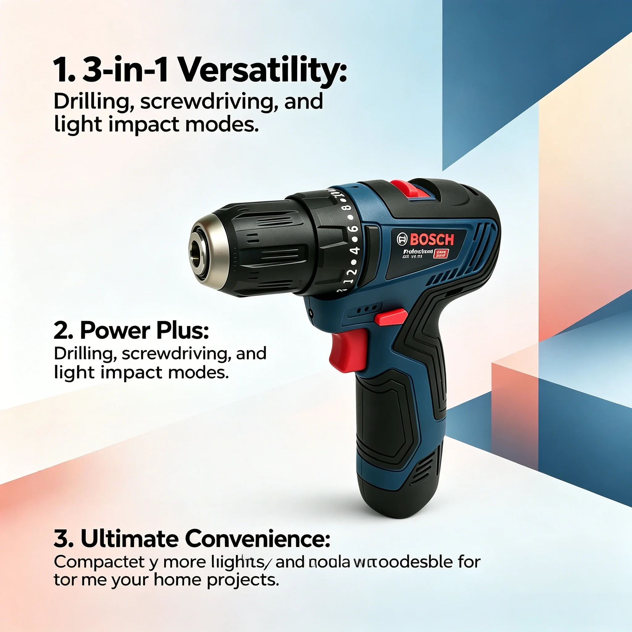 Bosch-GSB 12V-30 Professional  - Power Drill Cordless ulasan dan harga