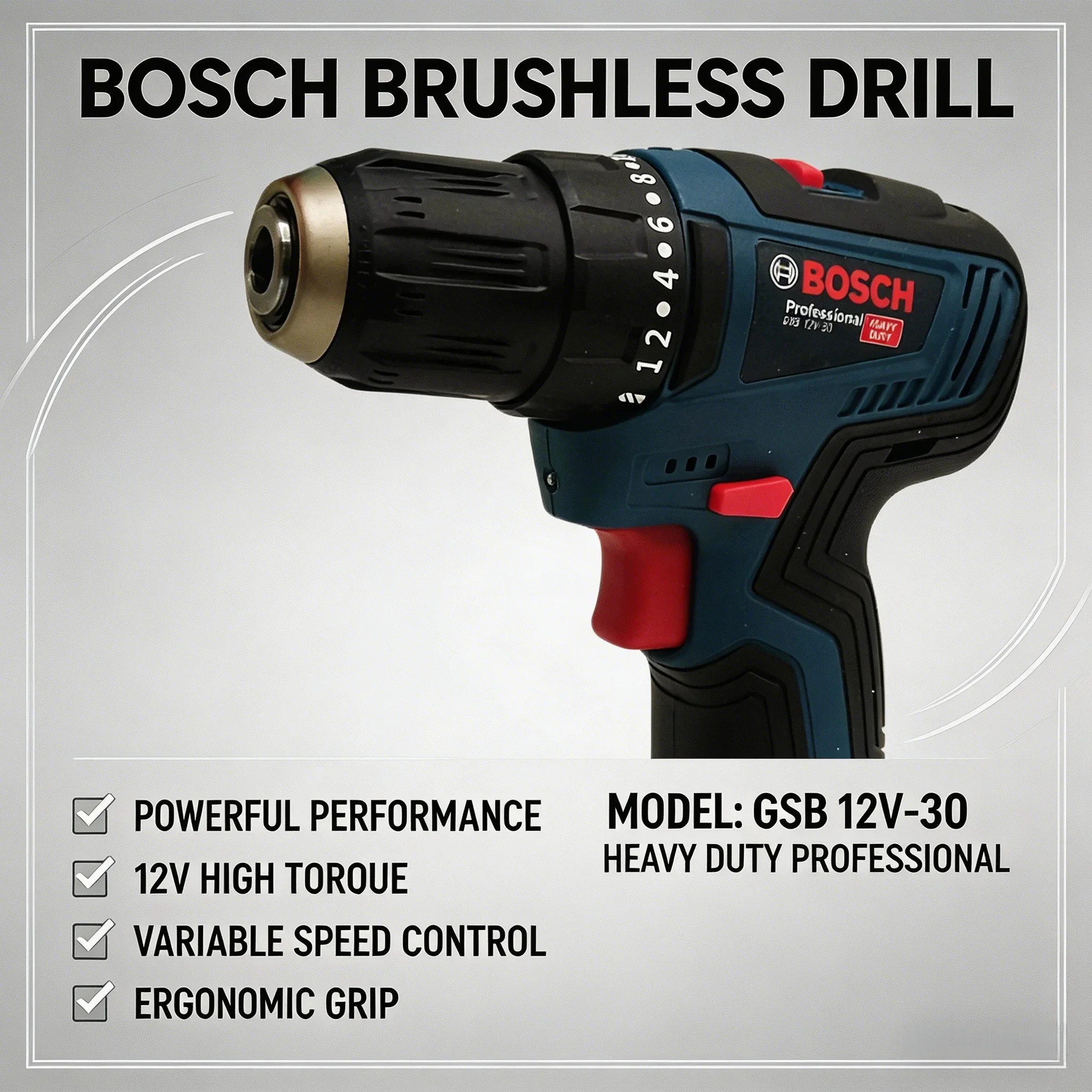Bosch-GSB 12V-30 Professional  - Power Drill Cordless ulasan dan harga