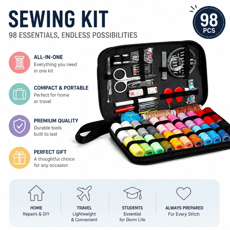 68/98PCS Sewing Accessories To - Home Improvement Tim ulasan dan harga